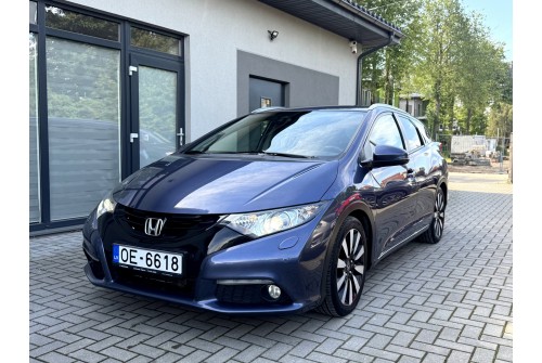 Honda Civic Tourer, 1.8 benzīns 104kw, Automāts, Executive, 173600km, 07.2014.g