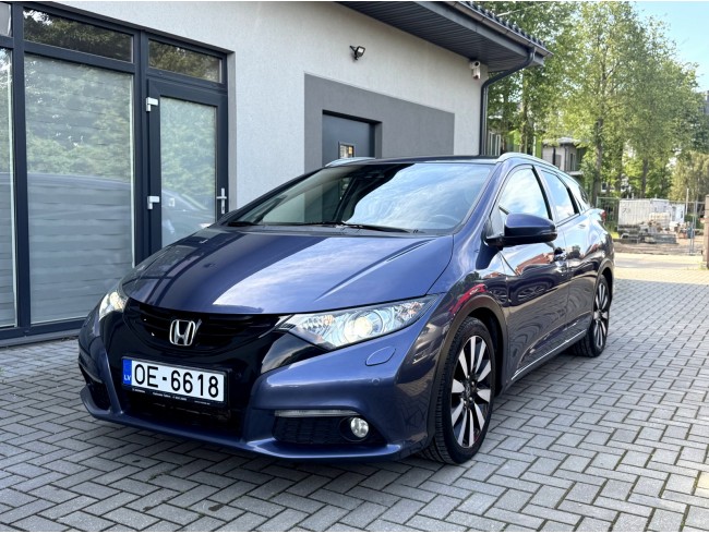Honda Civic Tourer, 1.8 benzīns 104kw, Automāts, Executive, 173600km, 07.2014.g