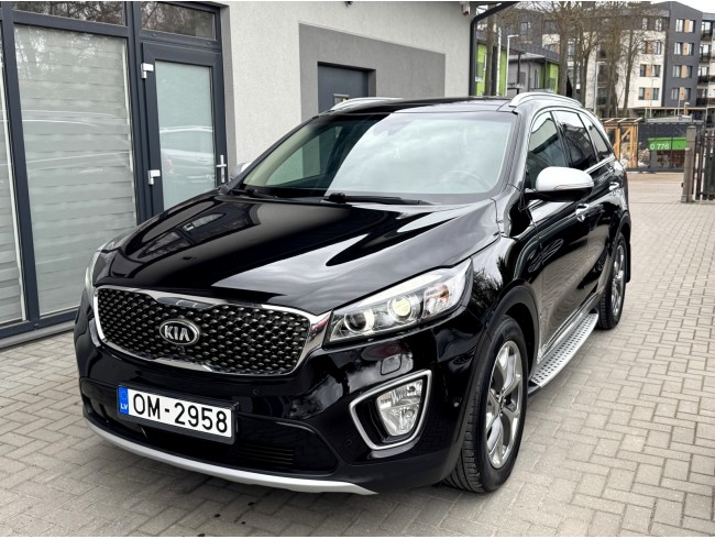 Kia Sorento, 2.2 dīzelis 147kw, 4x4, Automāts, 152700km, 07.2015.g